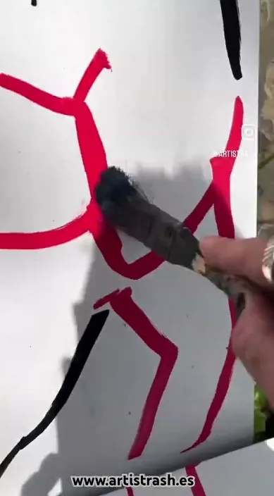 Hejdå BCN (Adiós BCN) – gatukonst: scen ur Art Is Trash-videon av Francisco de Pájaro