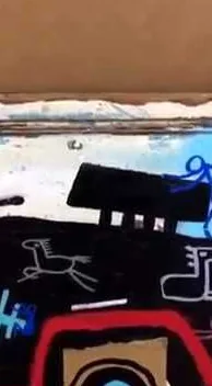Mini vídeo de street art Barcelona – art urbà: escena del vídeo d'Art Is Trash de Francisco de Pájaro