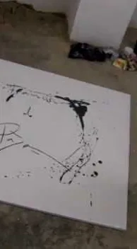 Película de arte urbano – arte urbano en Barcelona: escena del vídeo de Art Is Trash de Francisco de Pájaro