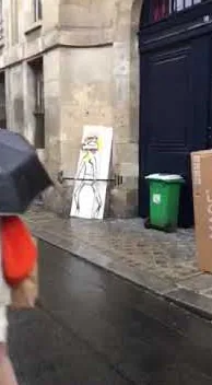 Curt d'art urbà Barcelona – art urbà: escena del vídeo d'Art Is Trash de Francisco de Pájaro