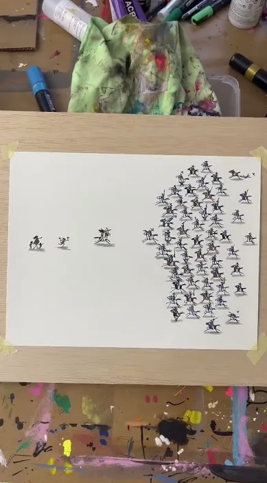 前端攻击 www.es (Ataque Frontal www. es) – 巴塞罗那街头艺术:Francisco de Pájaro 的 Art Is Trash 视频画面