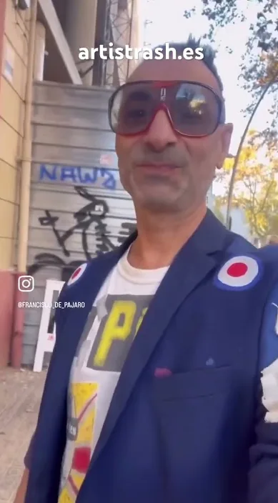 Auditivas y visuales – arte urbano en Barcelona: escena del vídeo de Art Is Trash de Francisco de Pájaro