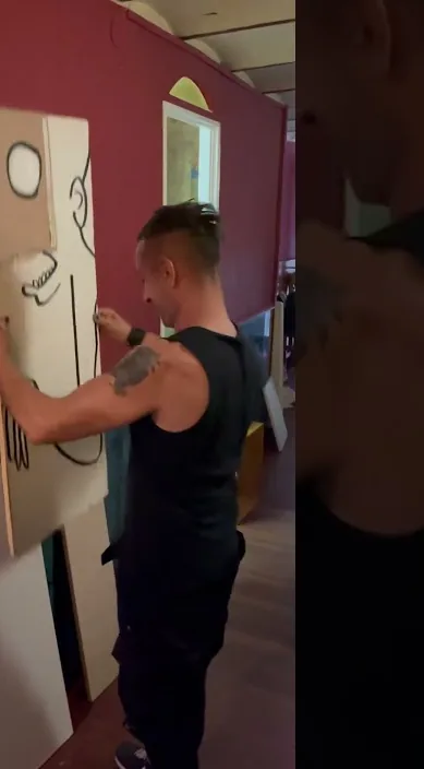 Skibet (Barcota) – gadekunst i Barcelona: scene fra Art Is Trash-videoen af Francisco de Pájaro