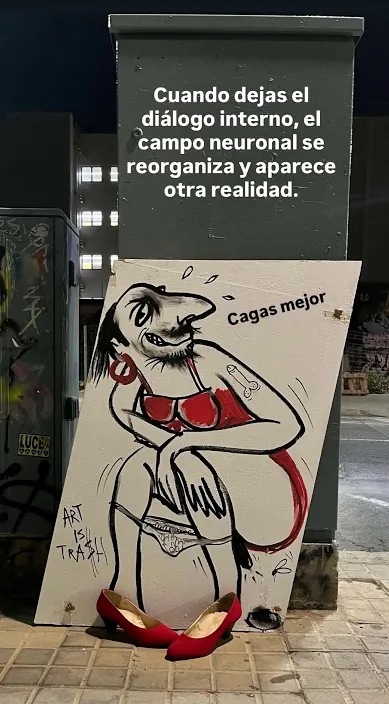加油更好 (Cagar mejor) – 巴塞罗那街头艺术:Francisco de Pájaro 的 Art Is Trash 视频画面