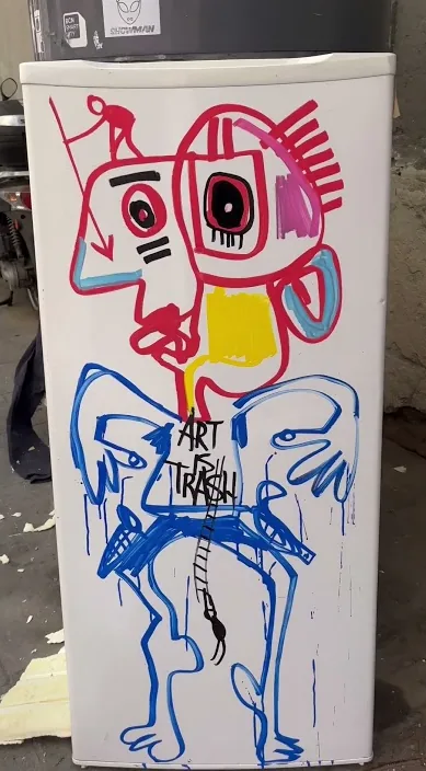 Farben sind Liebe (Colores son amores es) – Street-Art in Barcelona: Szene aus dem Art-Is-Trash-Video von Francisco de Pájaro