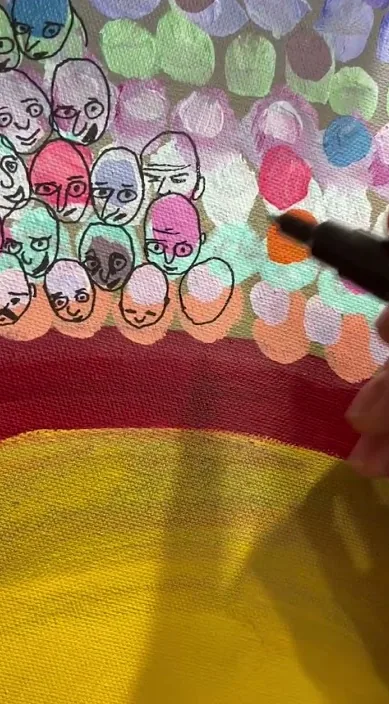Què és (Coso es) – art urbà a Barcelona: escena del vídeo d'Art Is Trash de Francisco de Pájaro
