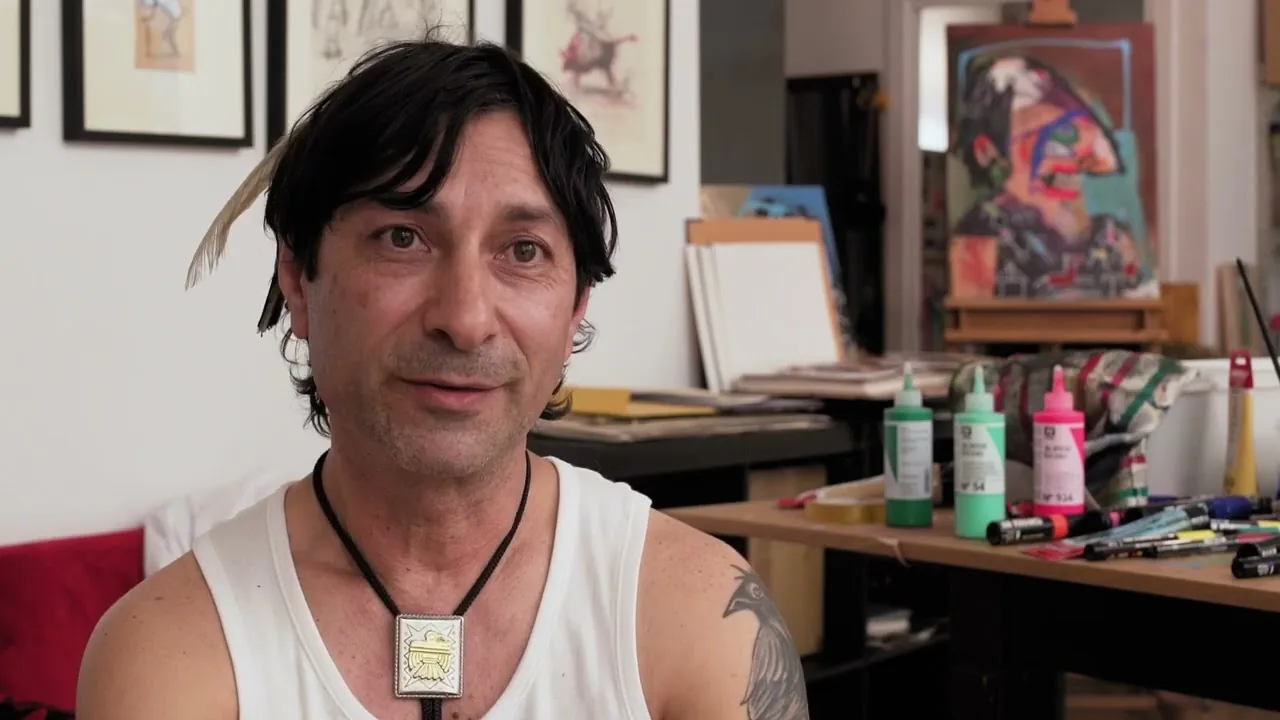 Dokumentarisk (Documental) – gadekunst i Barcelona: scene fra Art Is Trash-videoen af Francisco de Pájaro