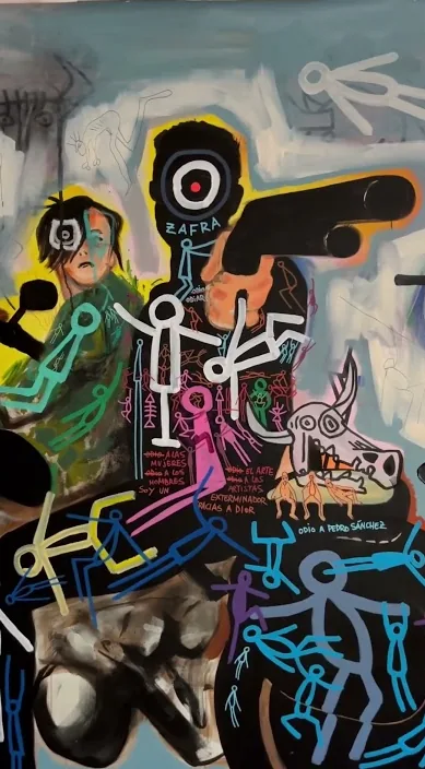 消灭者. www. es (El exterminador. www. es) – 巴塞罗那街头艺术:Francisco de Pájaro 的 Art Is Trash 视频画面