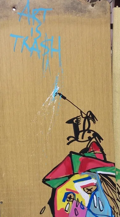 在巴黎 (en París) – 巴塞罗那街头艺术:Francisco de Pájaro 的 Art Is Trash 视频画面