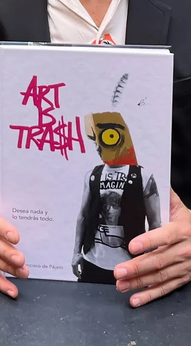 Entrevista casera: DESEA NADA Y LO TENDRÁS TODO - Nuevo libro autobiográfico – arte urbano en Barcelona: escena del vídeo de Art Is Trash de Francisco de Pájaro