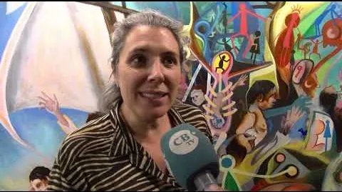 Ausstellung von Nachrichten (Exposición de Noticias) – Street-Art in Barcelona: Szene aus dem Art-Is-Trash-Video von Francisco de Pájaro
