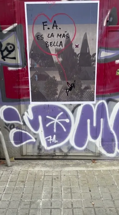 F. Azzariti – art urbà a Barcelona: escena del vídeo d'Art Is Trash de Francisco de Pájaro