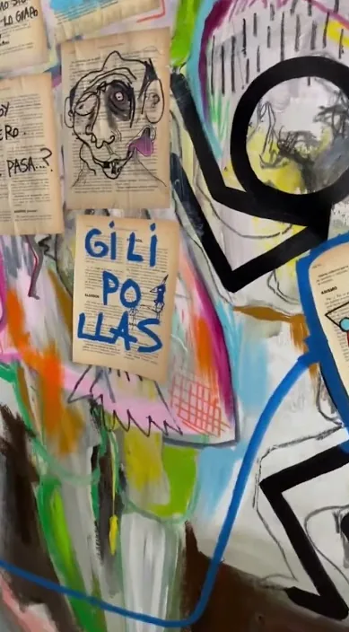 Gilis – gadekunst i Barcelona: scene fra Art Is Trash-videoen af Francisco de Pájaro