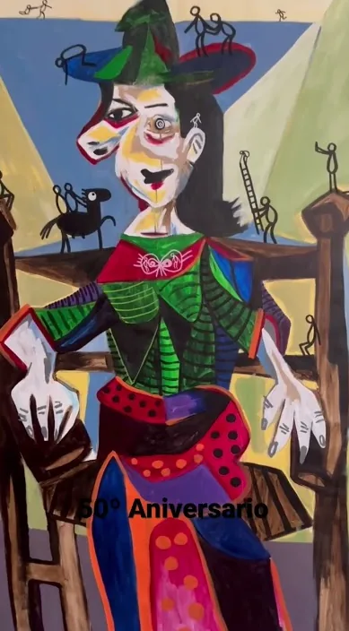 Homenaje es – street art in Barcelona: scene from the Art Is Trash video by Francisco de Pájaro