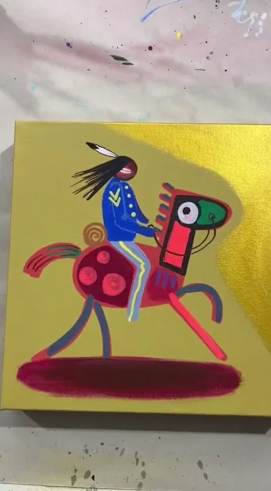 印度人是 (Indios es) – 巴塞罗那街头艺术:Francisco de Pájaro 的 Art Is Trash 视频画面