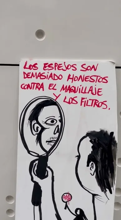 Ærlighed (La honestidad) – gadekunst i Barcelona: scene fra Art Is Trash-videoen af Francisco de Pájaro