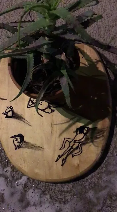 Den smukke ø (La isla bonita) – gadekunst i Barcelona: scene fra Art Is Trash-videoen af Francisco de Pájaro