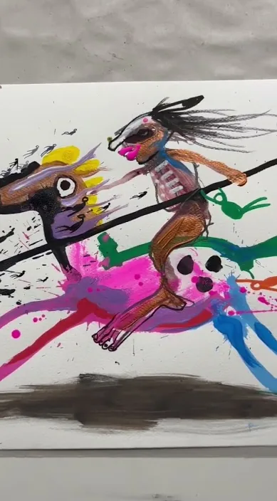 Llançat és (Lanzado es) – art urbà a Barcelona: escena del vídeo d'Art Is Trash de Francisco de Pájaro