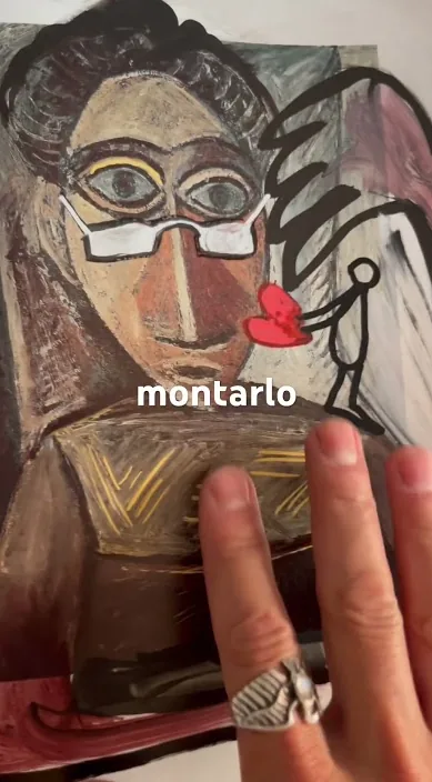 Les senyores (Las señoritas) – art urbà a Barcelona: escena del vídeo d'Art Is Trash de Francisco de Pájaro
