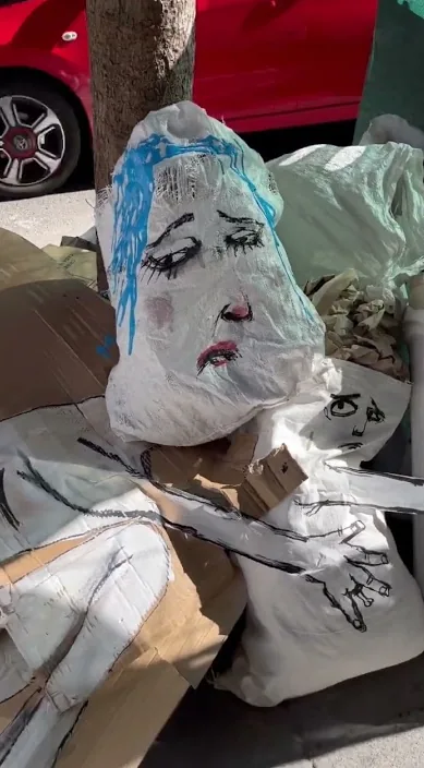 Madrid és (Madrid es) – art urbà: escena del vídeo d'Art Is Trash de Francisco de Pájaro