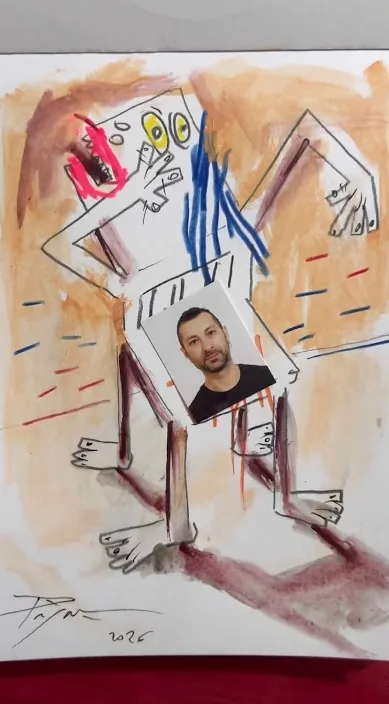Vaig marxar per tornar (Me fui para volver) – art urbà a Barcelona: escena del vídeo d'Art Is Trash de Francisco de Pájaro