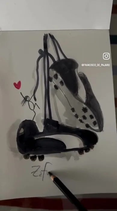 Min ungdomssko 1.996 (Mis botas de la juventud 1.996) – gadekunst i Barcelona: scene fra Art Is Trash-videoen af Francisco de Pájaro