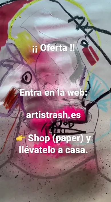 Oferta – art urbà a Barcelona: escena del vídeo d'Art Is Trash de Francisco de Pájaro