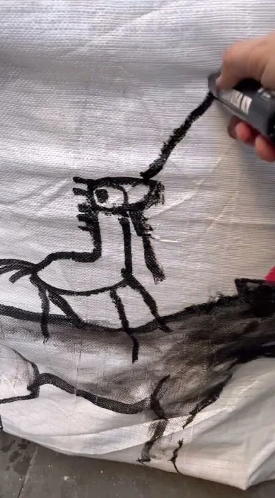 《狗和马》WWW (Perros y caballos. www. es) – 巴塞罗那街头艺术:Francisco de Pájaro 的 Art Is Trash 视频画面