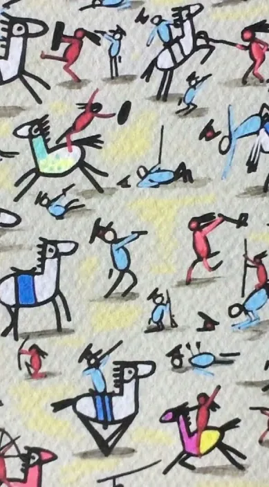 Prints til rådighed (Prints disponibles de) – gadekunst i Barcelona: scene fra Art Is Trash-videoen af Francisco de Pájaro