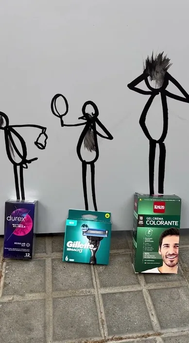 Productes quotidians. és (Productos cotidianos. es) – art urbà a Barcelona: escena del vídeo d'Art Is Trash de Francisco de Pájaro