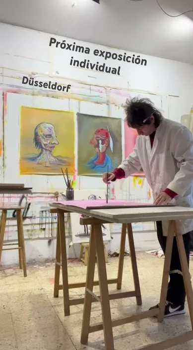 En breu www. es (PRONTO www. es) – art urbà a Düsseldorf: escena del vídeo d'Art Is Trash de Francisco de Pájaro