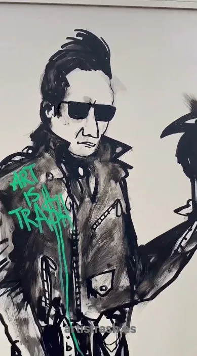 El Rocker (Rocker) – art urbà a Barcelona: escena del vídeo d'Art Is Trash de Francisco de Pájaro