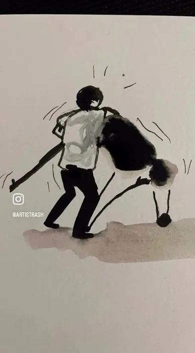 Sidònia (Sídney) – art urbà a Barcelona: escena del vídeo d'Art Is Trash de Francisco de Pájaro