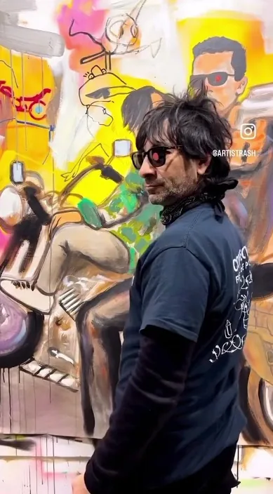 Terminator www – Street-Art in Barcelona: Szene aus dem Art-Is-Trash-Video von Francisco de Pájaro