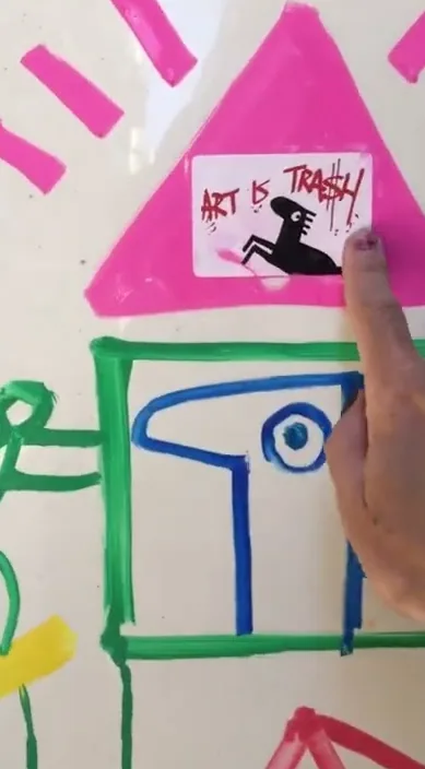 Trash – Street-Art in Barcelona: Szene aus dem Art-Is-Trash-Video von Francisco de Pájaro