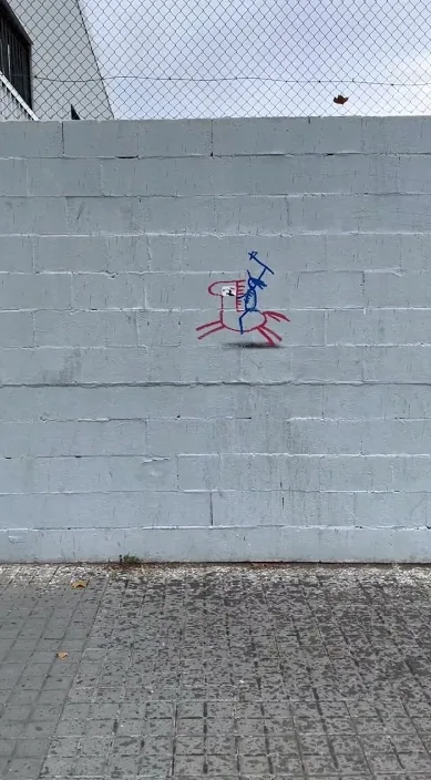 www 是 (www. es) – 巴塞罗那街头艺术:Francisco de Pájaro 的 Art Is Trash 视频画面